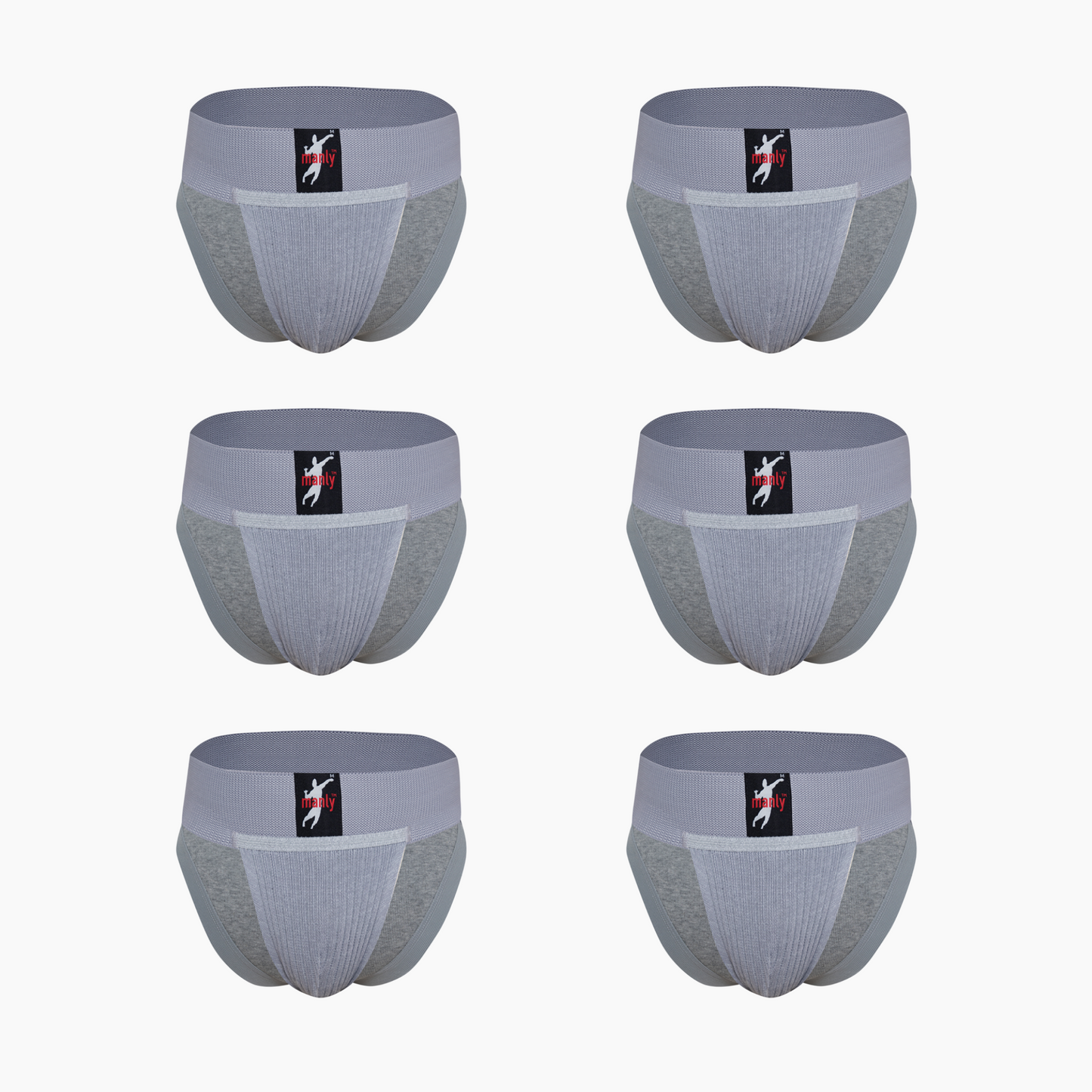 6 in a Pack Supporter w/Brief