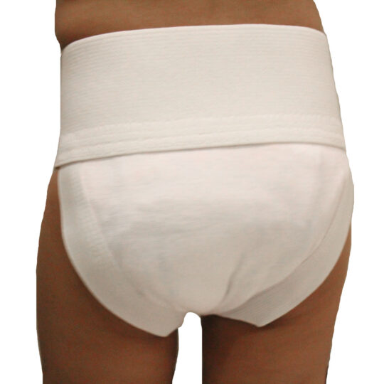 Manly Infant Surgical Supporter with Brief Back View