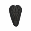 Manly black padded bicycle seat cover