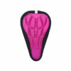 Manly pink padded bicycle seat cover