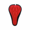 Manly red padded bicycle seat cover